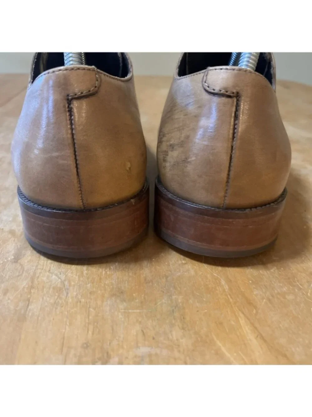 Cole Haan Williams Cap Toe Shoes Mens Size 9 M British Tan Oxford Carmel Color